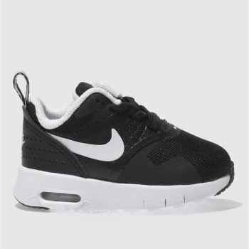 NIKE BLACK & WHITE AIR MAX TAVAS TODDLER TRAINERS NIKE BLACK & WHITE AIR MAX TAVAS TODDLER TRAINERS