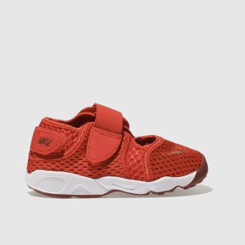 NIKE RED LITTLE RIFT TRAINERS TODDLER NIKE RED LITTLE RIFT TRAINERS TODDLER