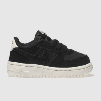 NIKE BLACK & WHITE AIR FORCE 1 TRAINERS TODDLER NIKE BLACK & WHITE AIR FORCE 1 TRAINERS TODDLER