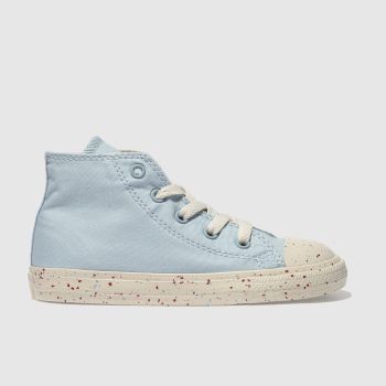 CONVERSE PALE BLUE CHUCK TAYLOR ALL STAR HI TRAINERS TODDLER CONVERSE PALE BLUE CHUCK TAYLOR ALL STAR HI TRAINERS TODDLER