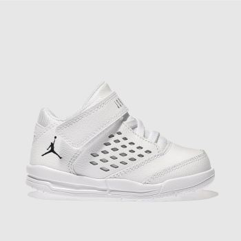 NIKE JORDAN WHITE & BLACK FLIGHT ORIGIN 4 TODDLER TRAINERS NIKE JORDAN WHITE & BLACK FLIGHT ORIGIN 4 TODDLER TRAINERS