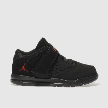 NIKE JORDAN BLACK & RED FLIGHT ORIGIN 4 TRAINERS TODDLER NIKE JORDAN BLACK & RED FLIGHT ORIGIN 4 TRAINERS TODDLER