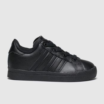 adidas black coast star trainers toddler adidas black coast star trainers toddler