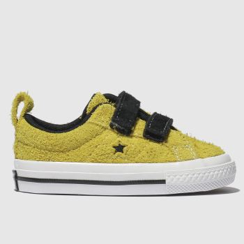 CONVERSE YELLOW ONE STAR 2V TRAINERS TODDLER CONVERSE YELLOW ONE STAR 2V TRAINERS TODDLER
