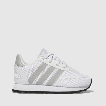 ADIDAS WHITE & GREY N-5923 EL TRAINERS TODDLER ADIDAS WHITE & GREY N-5923 EL TRAINERS TODDLER
