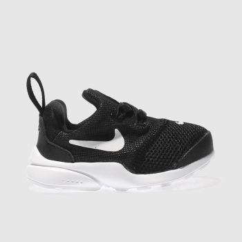 NIKE BLACK & WHITE PRESTO FLY TRAINERS TODDLER NIKE BLACK & WHITE PRESTO FLY TRAINERS TODDLER