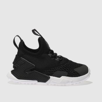 NIKE BLACK & GREY HUARACHE DRIFT TRAINERS TODDLER NIKE BLACK & GREY HUARACHE DRIFT TRAINERS TODDLER