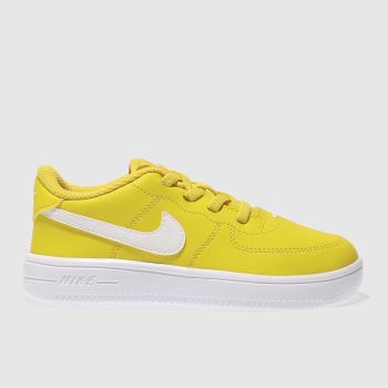 NIKE YELLOW FORCE 1 18 BT TRAINERS TODDLER NIKE YELLOW FORCE 1 18 BT TRAINERS TODDLER
