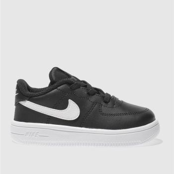 NIKE BLACK & WHITE FORCE 1 18 BT TRAINERS TODDLER NIKE BLACK & WHITE FORCE 1 18 BT TRAINERS TODDLER