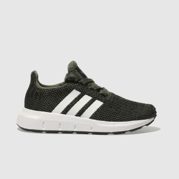 ADIDAS KHAKI SWIFT RUN TRAINERS TODDLER ADIDAS KHAKI SWIFT RUN TRAINERS TODDLER