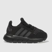 Adidas Black & Grey Swift Run Unisex Toddler