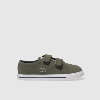 LACOSTE KHAKI RIBERAC TRAINERS TODDLER LACOSTE KHAKI RIBERAC TRAINERS TODDLER