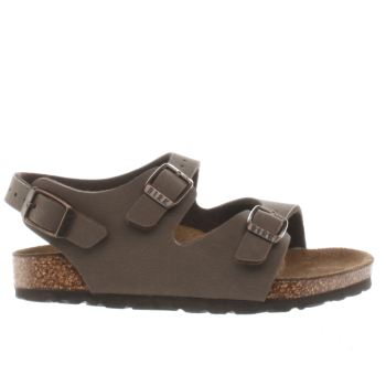 BIRKENSTOCK BROWN ROMA BOYS TODDLER SANDALS BIRKENSTOCK BROWN ROMA BOYS TODDLER SANDALS