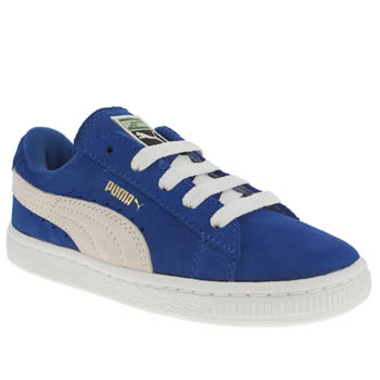 kids puma blue suede classic trainers kids puma blue suede classic trainers