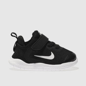 NIKE BLACK & WHITE FREE RN 2018 TRAINERS TODDLER NIKE BLACK & WHITE FREE RN 2018 TRAINERS TODDLER