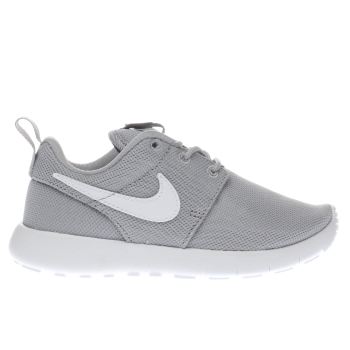 NIKE LIGHT GREY ROSHE ONE JUNIOR TRAINERS NIKE LIGHT GREY ROSHE ONE JUNIOR TRAINERS
