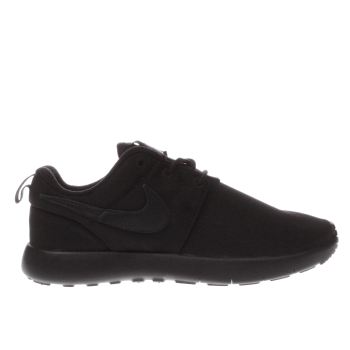 NIKE BLACK ROSHE ONE JUNIOR TRAINERS NIKE BLACK ROSHE ONE JUNIOR TRAINERS