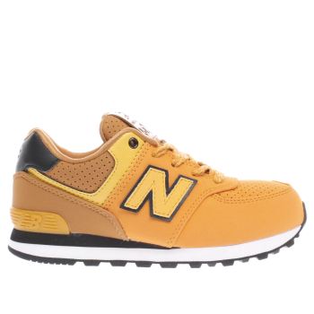 NEW BALANCE YELLOW 574 JUNIOR TRAINERS NEW BALANCE YELLOW 574 JUNIOR TRAINERS