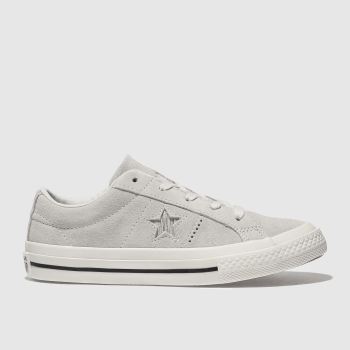 CONVERSE BEIGE ONE STAR OX TRAINERS JUNIOR CONVERSE BEIGE ONE STAR OX TRAINERS JUNIOR