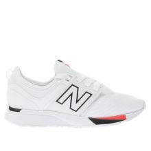 New Balance White 247 Unisex Junior