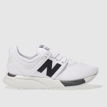 NEW BALANCE WHITE & BLACK 247 TRAINERS JUNIOR NEW BALANCE WHITE & BLACK 247 TRAINERS JUNIOR