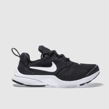 NIKE BLACK & WHITE PRESTO FLY TRAINERS JUNIOR NIKE BLACK & WHITE PRESTO FLY TRAINERS JUNIOR