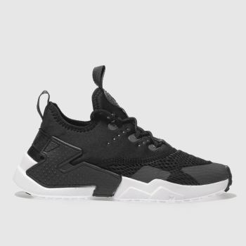 NIKE BLACK & GREY HURACHE RUN DRIFT TRAINERS JUNIOR NIKE BLACK & GREY HURACHE RUN DRIFT TRAINERS JUNIOR
