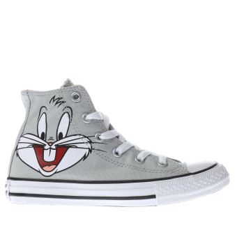 CONVERSE GREY LOONEY TUNES BUGS BUNNY JUNIOR TRAINERS CONVERSE GREY LOONEY TUNES BUGS BUNNY JUNIOR TRAINERS