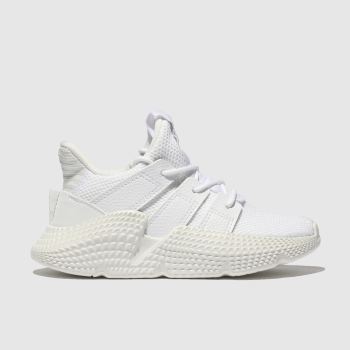 ADIDAS WHITE PROPHERE TRAINERS JUNIOR ADIDAS WHITE PROPHERE TRAINERS JUNIOR