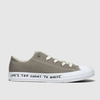 converse grey chuck taylor all star renew lo trainers junior converse grey chuck taylor all star renew lo trainers junior