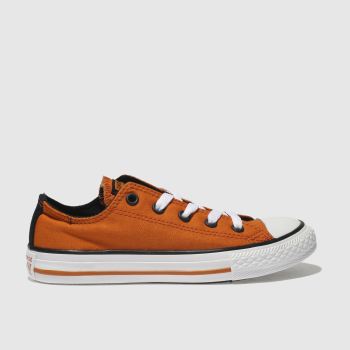 CONVERSE ORANGE ALL STAR LO TRAINERS JUNIOR CONVERSE ORANGE ALL STAR LO TRAINERS JUNIOR