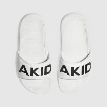 AKID WHITE & BLACK ASTON TRAINERS JUNIOR AKID WHITE & BLACK ASTON TRAINERS JUNIOR