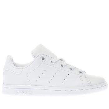 ADIDAS WHITE STAN SMITH JUNIOR TRAINERS ADIDAS WHITE STAN SMITH JUNIOR TRAINERS