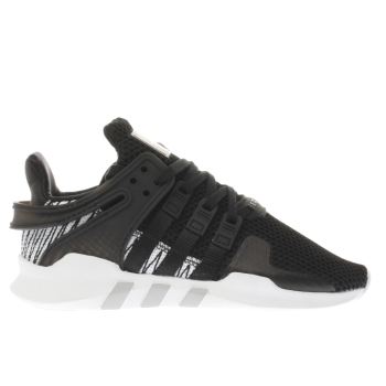 ADIDAS BLACK & WHITE EQT SUPPORT ADV C JUNIOR TRAINERS ADIDAS BLACK & WHITE EQT SUPPORT ADV C JUNIOR TRAINERS