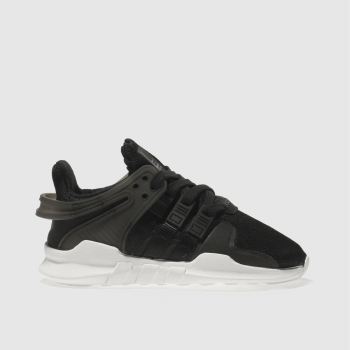 ADIDAS BLACK EQT SUPPORT ADV TRAINERS JUNIOR ADIDAS BLACK EQT SUPPORT ADV TRAINERS JUNIOR