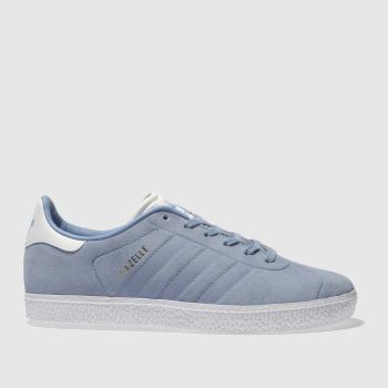 ADIDAS PALE BLUE GAZELLE YOUTH TRAINERS ADIDAS PALE BLUE GAZELLE YOUTH TRAINERS