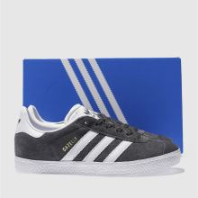 Kids Unisex dark grey adidas gazelle trainers | schuh