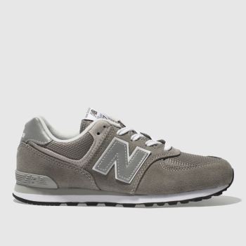 NEW BALANCE GREY 574 YOUTH TRAINERS NEW BALANCE GREY 574 YOUTH TRAINERS