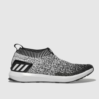 ADIDAS BLACK & WHITE RAPIDARUN TRAINERS YOUTH ADIDAS BLACK & WHITE RAPIDARUN TRAINERS YOUTH