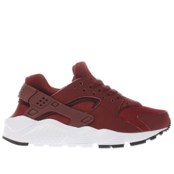 NIKE BURGUNDY HUARACHE RUN YOUTH TRAINERS NIKE BURGUNDY HUARACHE RUN YOUTH TRAINERS
