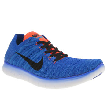 nike flyknit trainer womens blue