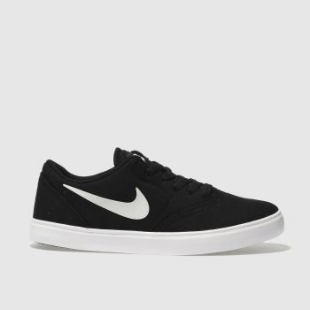 NIKE SB BLACK & WHITE CHECK YOUTH TRAINERS NIKE SB BLACK & WHITE CHECK YOUTH TRAINERS