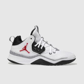 NIKE JORDAN WHITE & RED DNA YOUTH TRAINERS NIKE JORDAN WHITE & RED DNA YOUTH TRAINERS