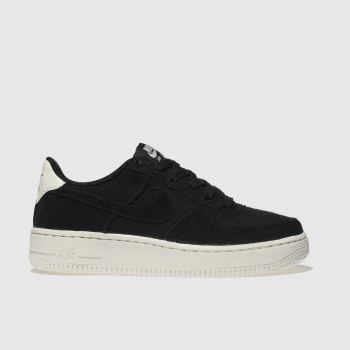NIKE BLACK & WHITE AIR FORCE 1 TRAINERS YOUTH NIKE BLACK & WHITE AIR FORCE 1 TRAINERS YOUTH