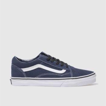 VANS NAVY OLD SKOOL TRAINERS YOUTH VANS NAVY OLD SKOOL TRAINERS YOUTH