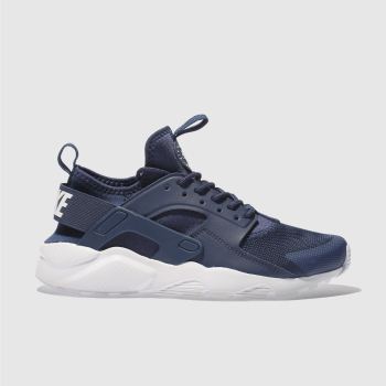 NIKE NAVY HUARACHE RUN ULTRA YOUTH TRAINERS NIKE NAVY HUARACHE RUN ULTRA YOUTH TRAINERS