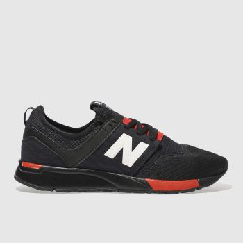NEW BALANCE BLACK & RED 247 TRAINERS YOUTH NEW BALANCE BLACK & RED 247 TRAINERS YOUTH
