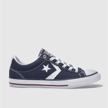 CONVERSE NAVY & WHITE STAR PLAYER OXFORD TRAINERS YOUTH CONVERSE NAVY & WHITE STAR PLAYER OXFORD TRAINERS YOUTH