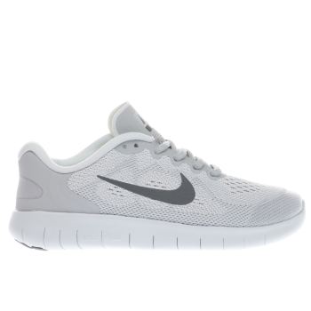 NIKE LIGHT GREY FREE RUN 2 YOUTH TRAINERS NIKE LIGHT GREY FREE RUN 2 YOUTH TRAINERS