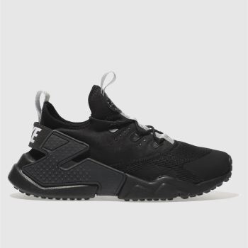 NIKE BLACK HURACHE RUN DRIFT YOUTH TRAINERS NIKE BLACK HURACHE RUN DRIFT YOUTH TRAINERS